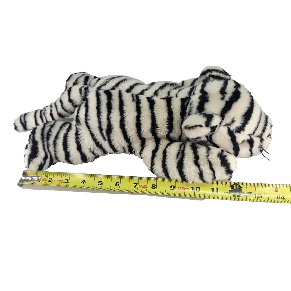 Beanie Buddies Tylon 2000 Blizzard Tiger Floppy Plush 13